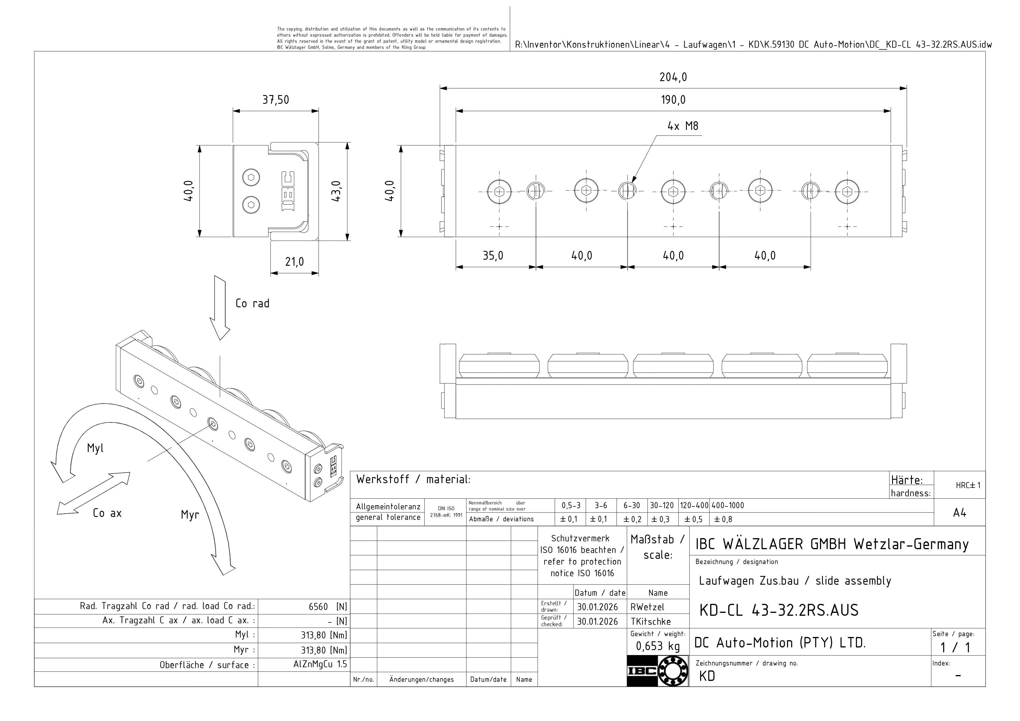 DC KD CL 43 32.2RS.AUS 