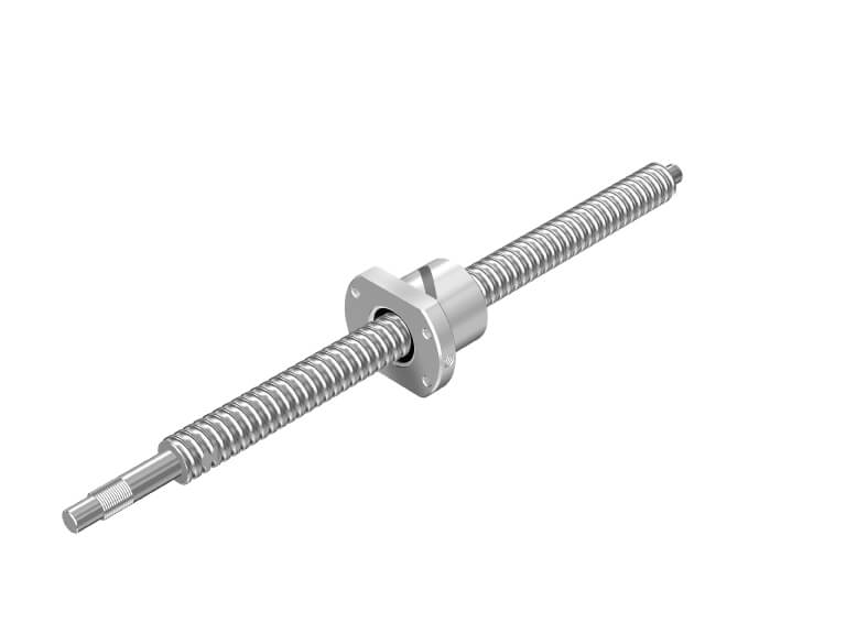 Ball screw shaft before application-specific end machining